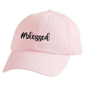 Troo Women Pink “Hashtag Blessed” Baseball Cap Hat